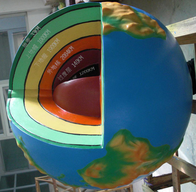 临海地球内部模型